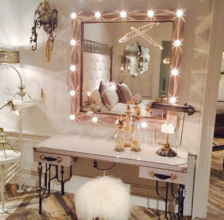 Vanity in room outlet